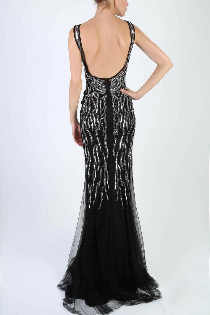 SOKY SOKA DRESS BLACK 53006-2