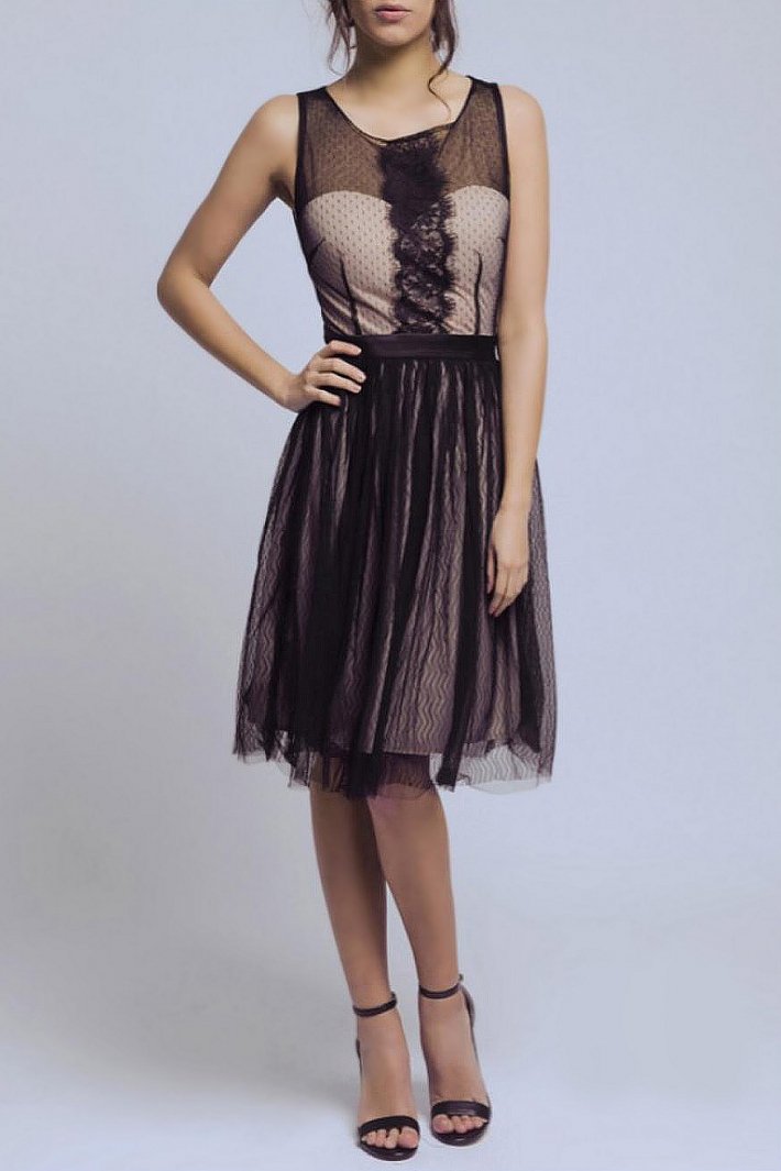SOKY SOKA DRESS BLACK 57001-1