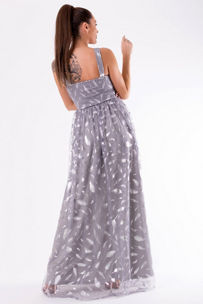 EVA & LOLA DRESS GREY 54001-2