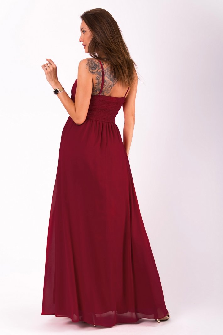 EVA&LOLA DRESS eggplant 51008-3