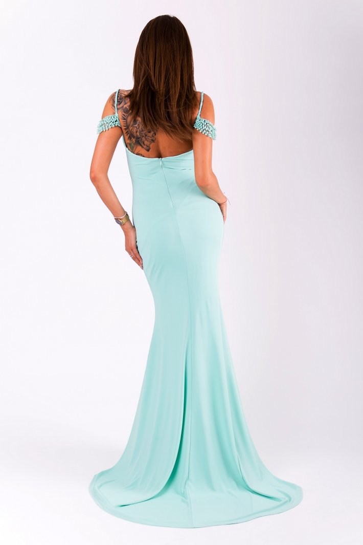 EVA&LOLA DRESS GREEN 51005-1