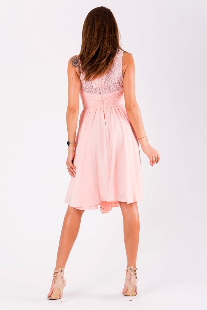 EVA&LOLA DRESS POWDER PINK 51003-1
