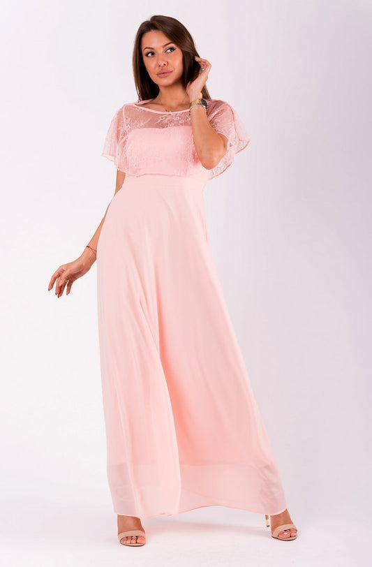 EVA&LOLA DRESS POWDER PINK 51007-2