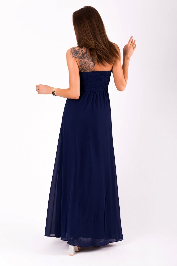 EVA&LOLA DRESS NAVY BLUE 51009-6