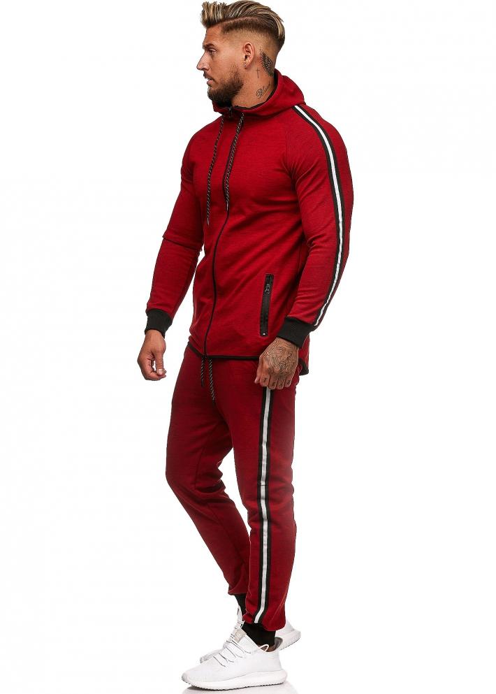 SWEAT SUIT MAN- RED 52007-2