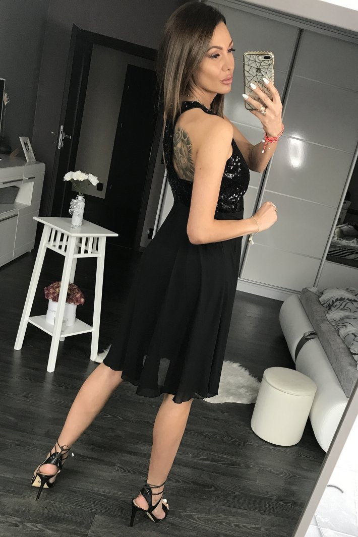 PINK BOOM DRESS BLACK 44016-2