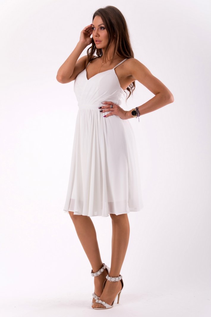 EVA&LOLA DRESS WHITE 46039-2