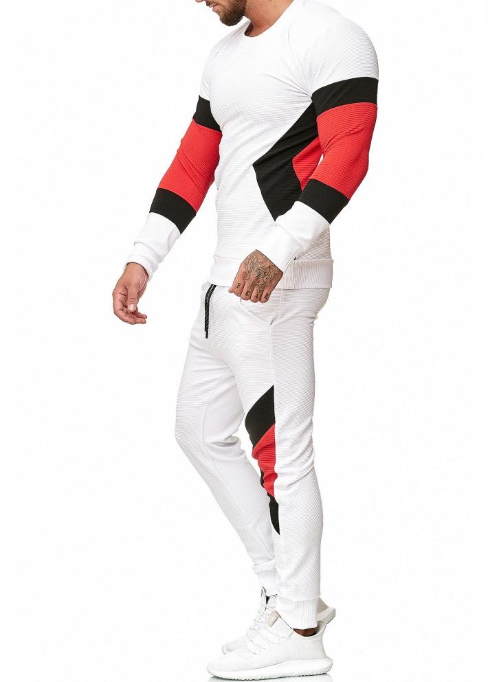 SWEAT SUIT MAN- WHITE 52009-4