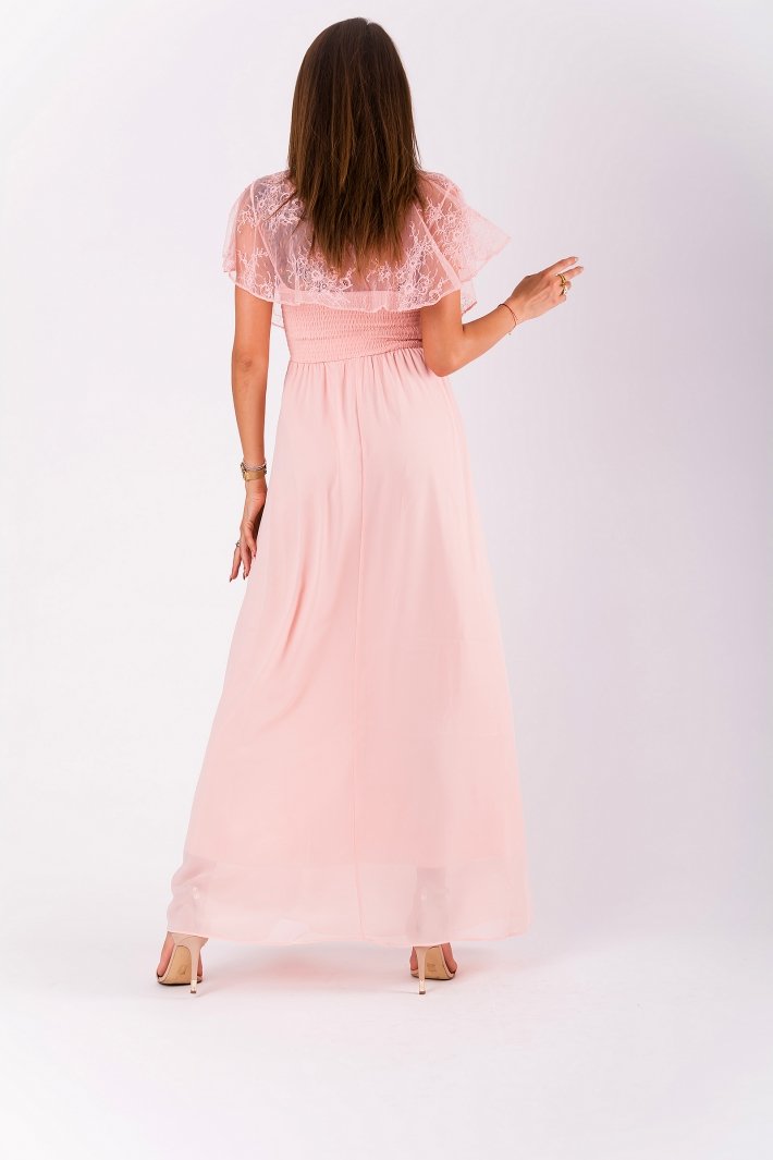 EVA&LOLA DRESS POWDER PINK 51007-2