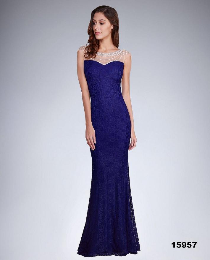 SOKY SOKA DRESS ROYAL BLUE 48004-3