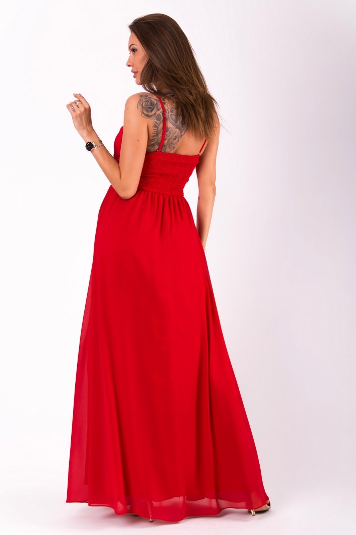 EVA & LOLA DRESS RED 51008-1