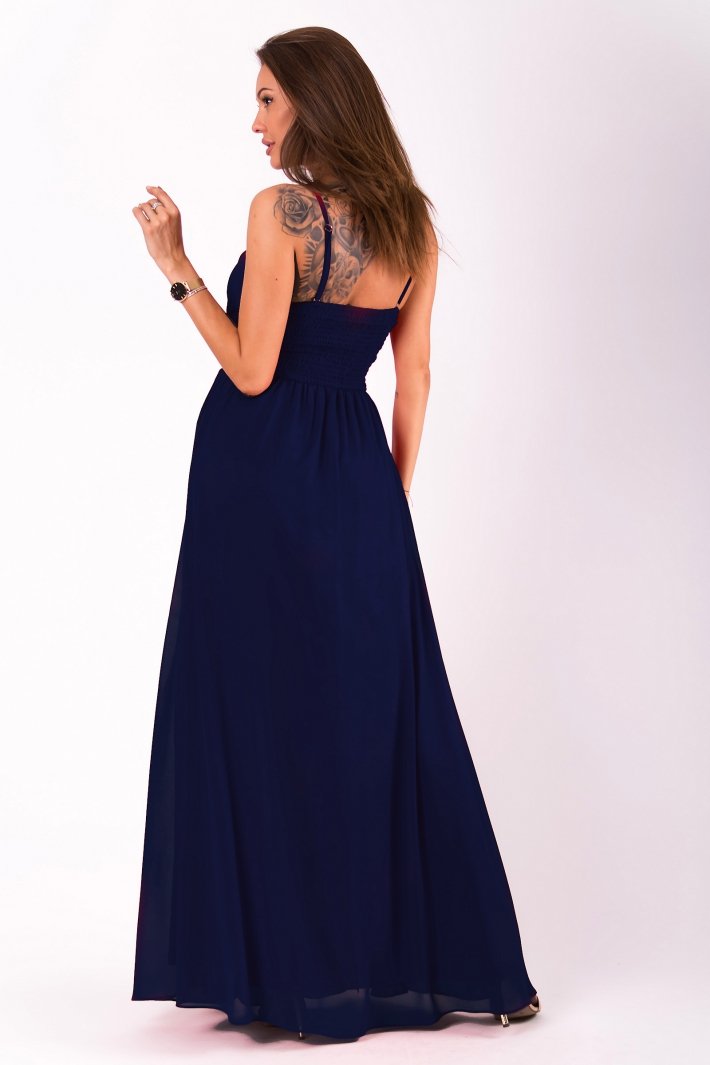 EVA&LOLA DRESS NAVY BLUE 51008-4