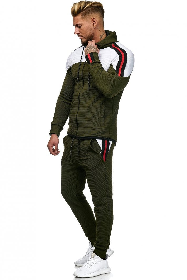 SWEAT SUIT MAN- KHAKI 52006-1