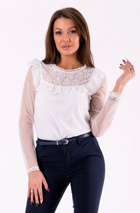 BLOUSE -WHITE 46041-1