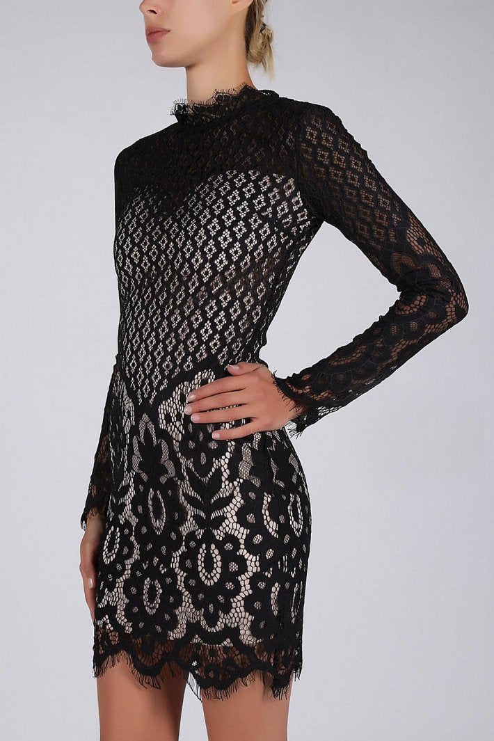 SOKY SOKA DRESS BLACK 53012-1