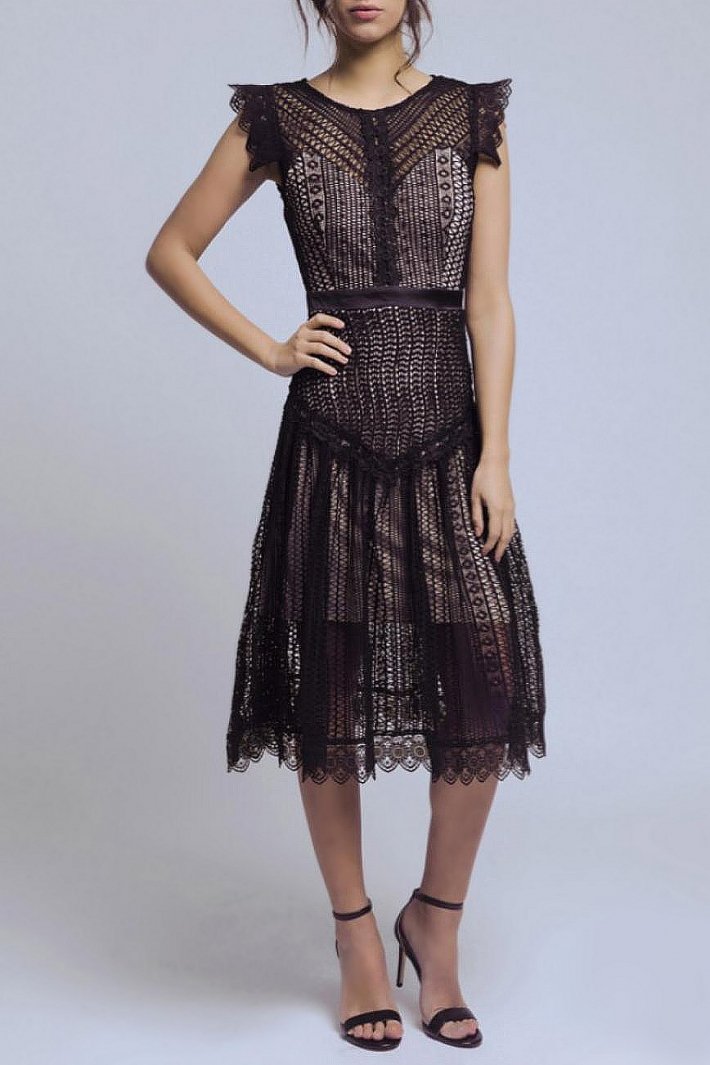 SOKY SOKA DRESS BLACK 57003-1