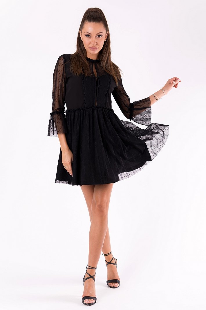SOKY SOKA DRESS BLACK 49006-1
