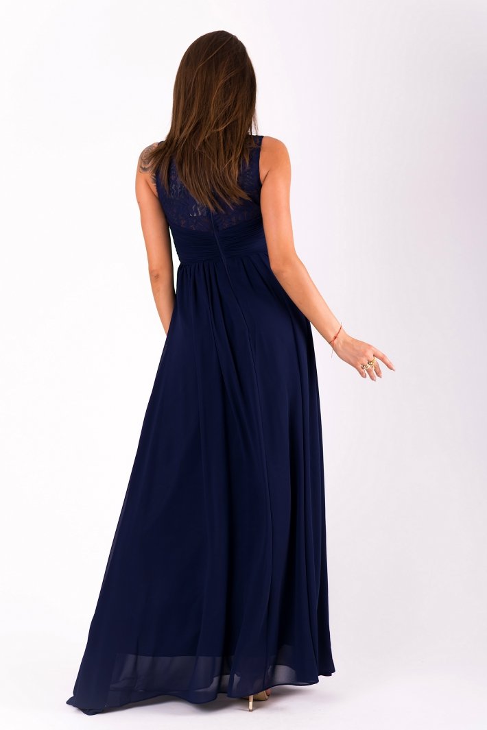 EVA&LOLA DRESS NAVY BLUE 51004-2