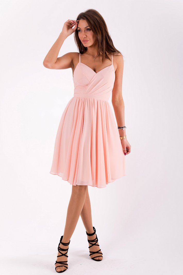 EVA&LOLA DRESS POWDER PINK 46039-6