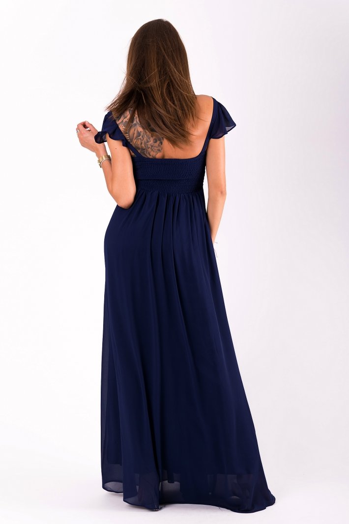 EVA&LOLA DRESS NAVY BLUE 51006-2