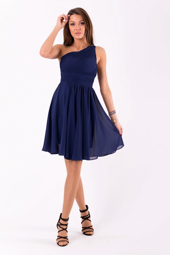 EVA&LOLA DRESS NAVY BLUE 46037-3