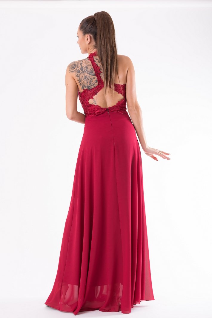 EVA&LOLA DRESS RED 54003-3