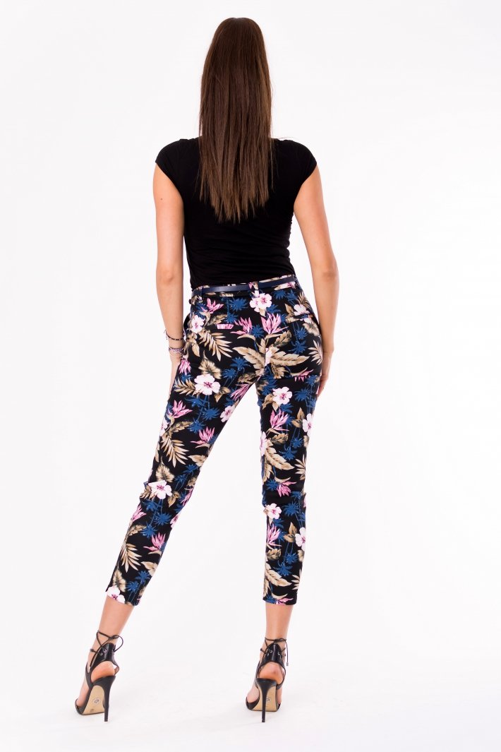 TROUSERS+BELT -BLACK 48011-1