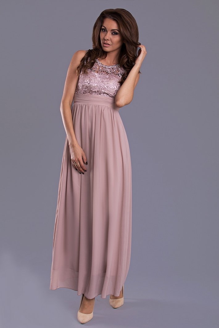 EVA & LOLA Dress- BROWN 7815-8