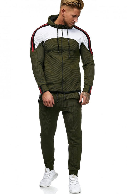 SWEAT SUIT MAN- KHAKI 52006-1