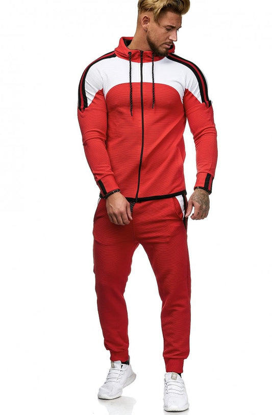 SWEAT SUIT MAN- RED 52006-2
