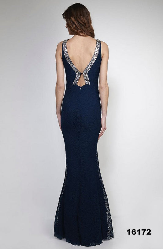 SOKY SOKA DRESS NAVY BLUE 46013-3