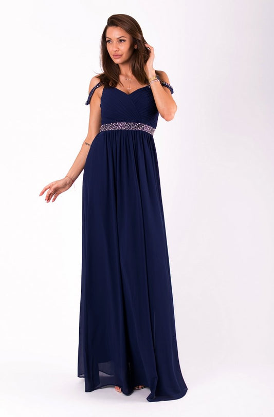 EVA&LOLA DRESS NAVY BLUE 51001-4