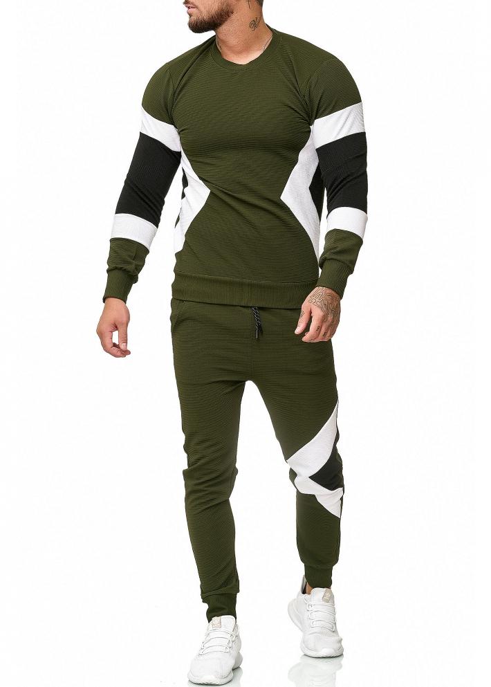 SWEAT SUIT MAN- KHAKI 52009-2