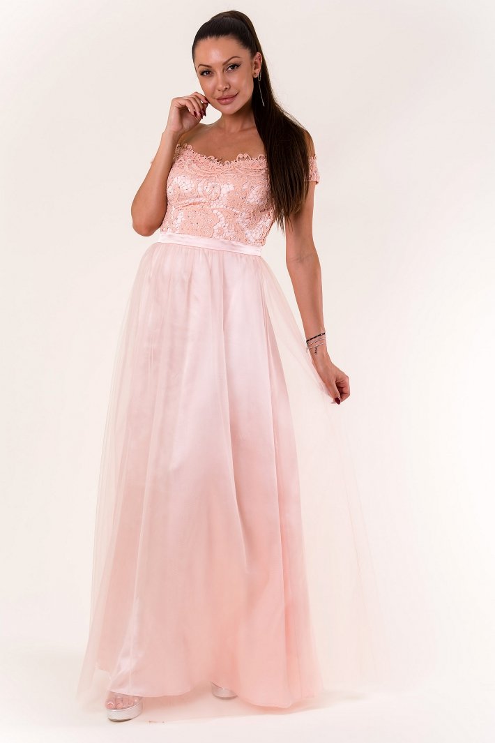 EVA&LOLA  DRESS POWDER PINK 60010-2