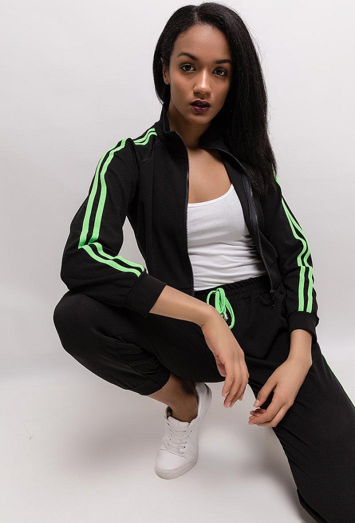 Women's tracksuit BLACK 61004-1