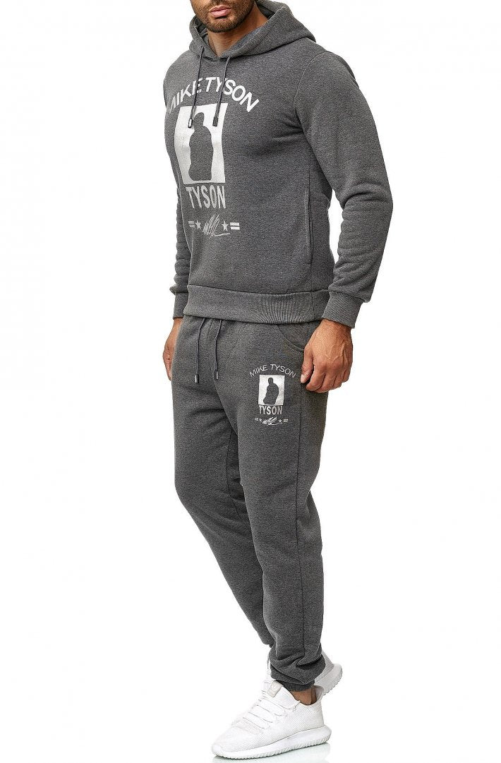 SWEAT SUIT MAN MIKE TYSON- ANTRAZIT SILVER  59004-1