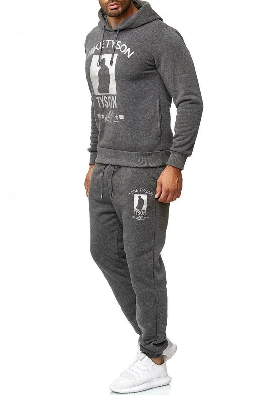SWEAT SUIT MAN MIKE TYSON- ANTRAZIT SILVER 59004-1