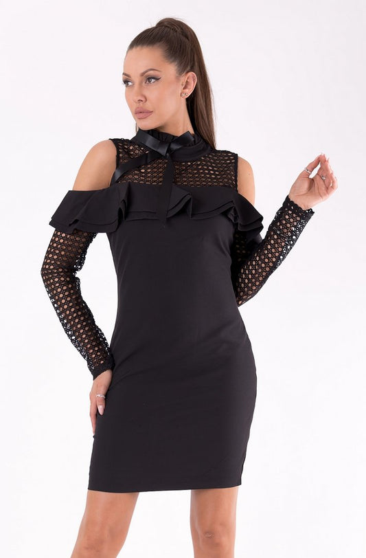 SOKY SOKA DRESS BLACK 49005-1