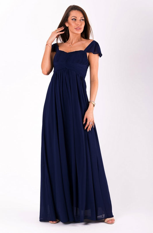 EVA&LOLA DRESS NAVY BLUE 51006-2