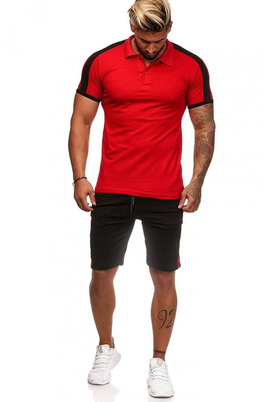 SWEAT SUIT MAN- RED 59005-4