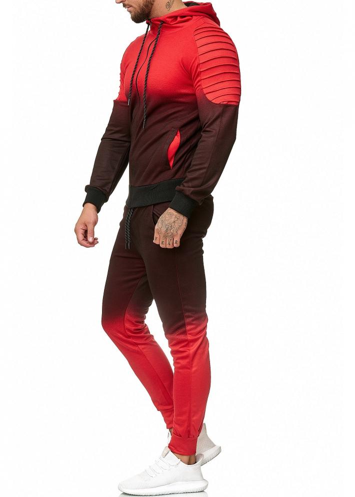 SWEAT SUIT MAN- RED 52005-2