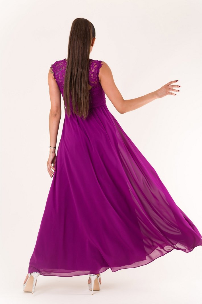 EVA & LOLA DRESS PURPLE 60005-2