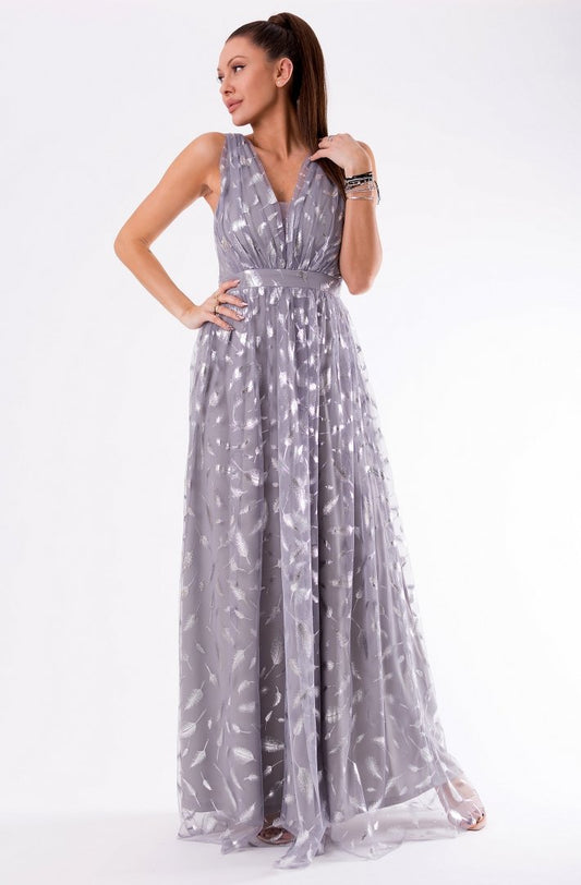 EVA & LOLA DRESS GREY 54001-2