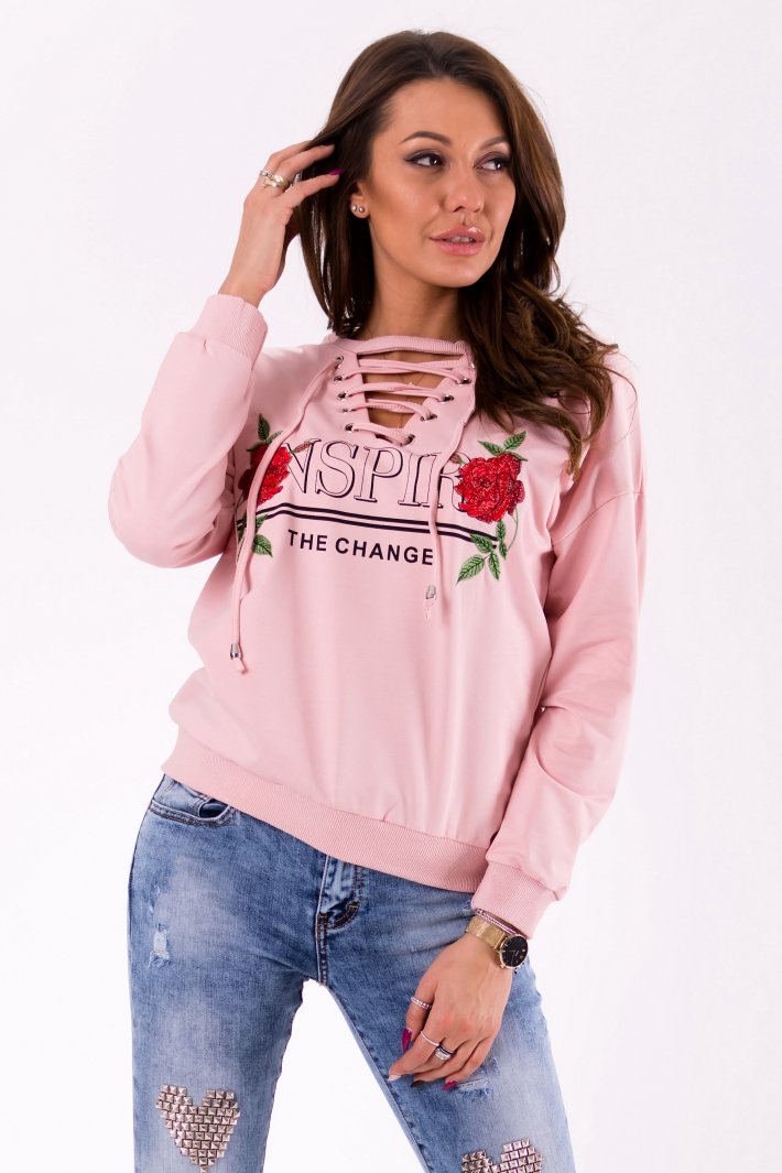 BLOUSE- PINK 46026-1