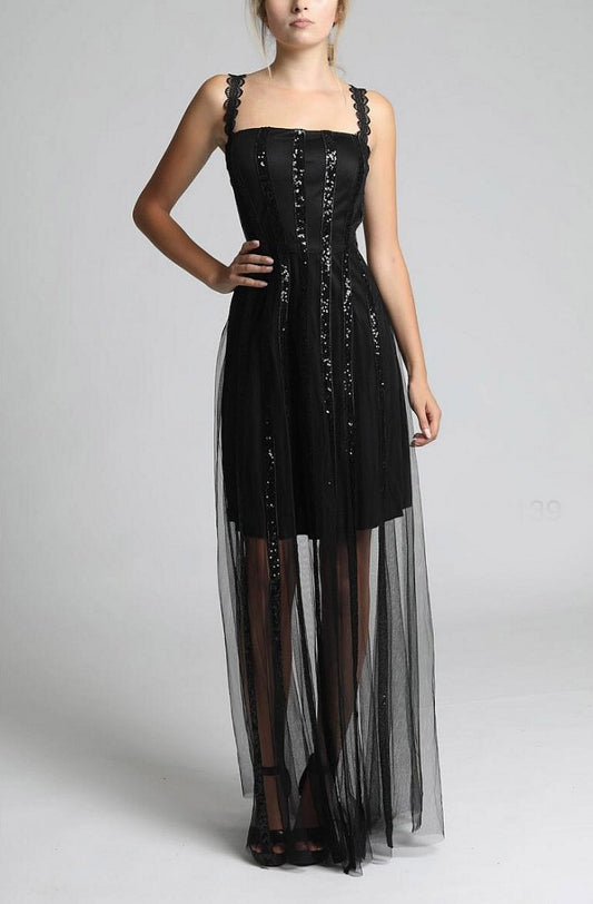SOKY SOKA DRESS BLACK 62009-1