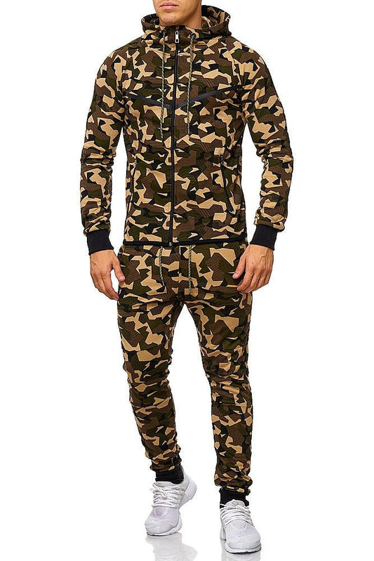 SWEAT SUIT MAN- KHAKI CAMO 47005-1