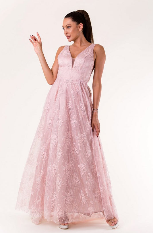 EVA&LOLA DRESS PINK 60007-3