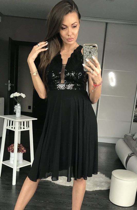 PINK BOOM DRESS BLACK 44016-2
