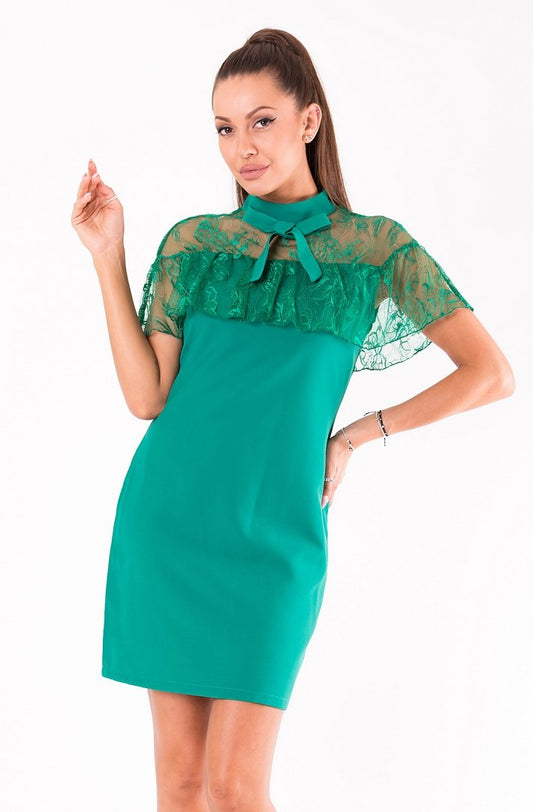 SOKY SOKA  DRESS GREEN 49007-4