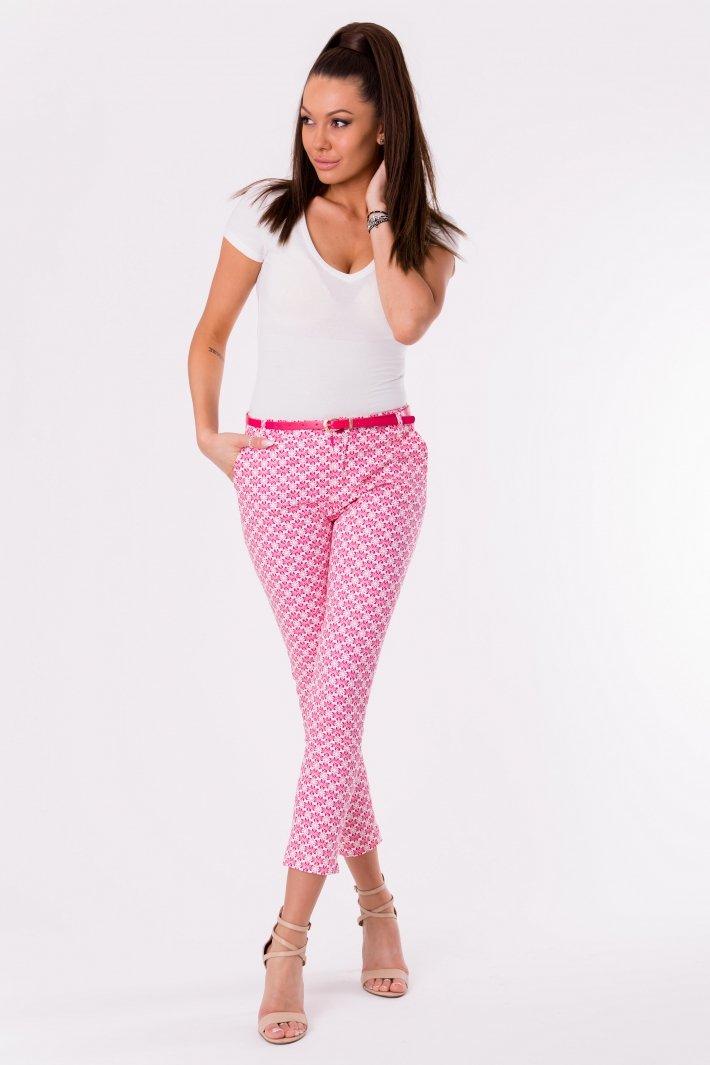 TROUSERS+BELT -RED 48012-2